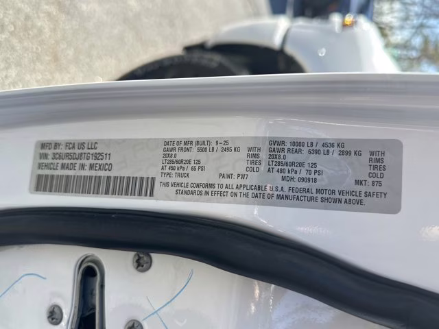 2026 Bright White Clearcoat Ram 2500 Big Horn 4X4 Truck