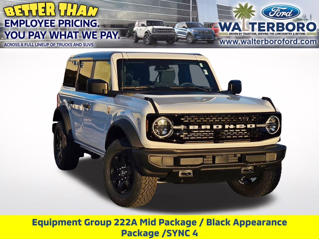 2025 Oxford White Ford Bronco Big Bend 4X4 SUV
