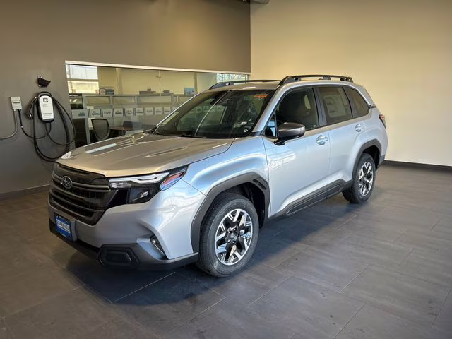 2026 Ice Silver Metallic Subaru Forester Premium AWD SUV