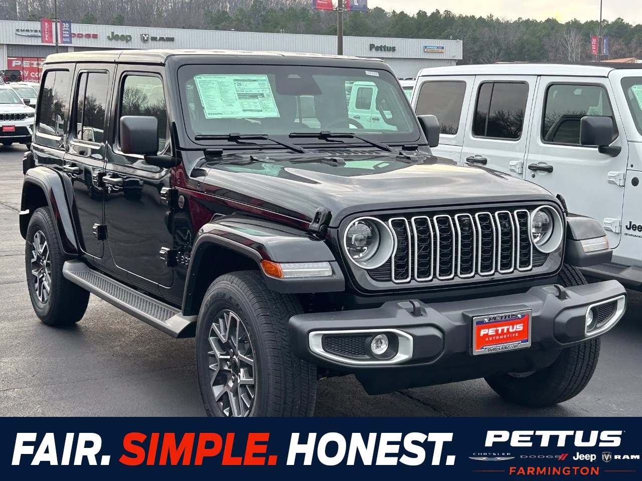 2026 Black Clearcoat Jeep Wrangler Sahara 4X4 SUV