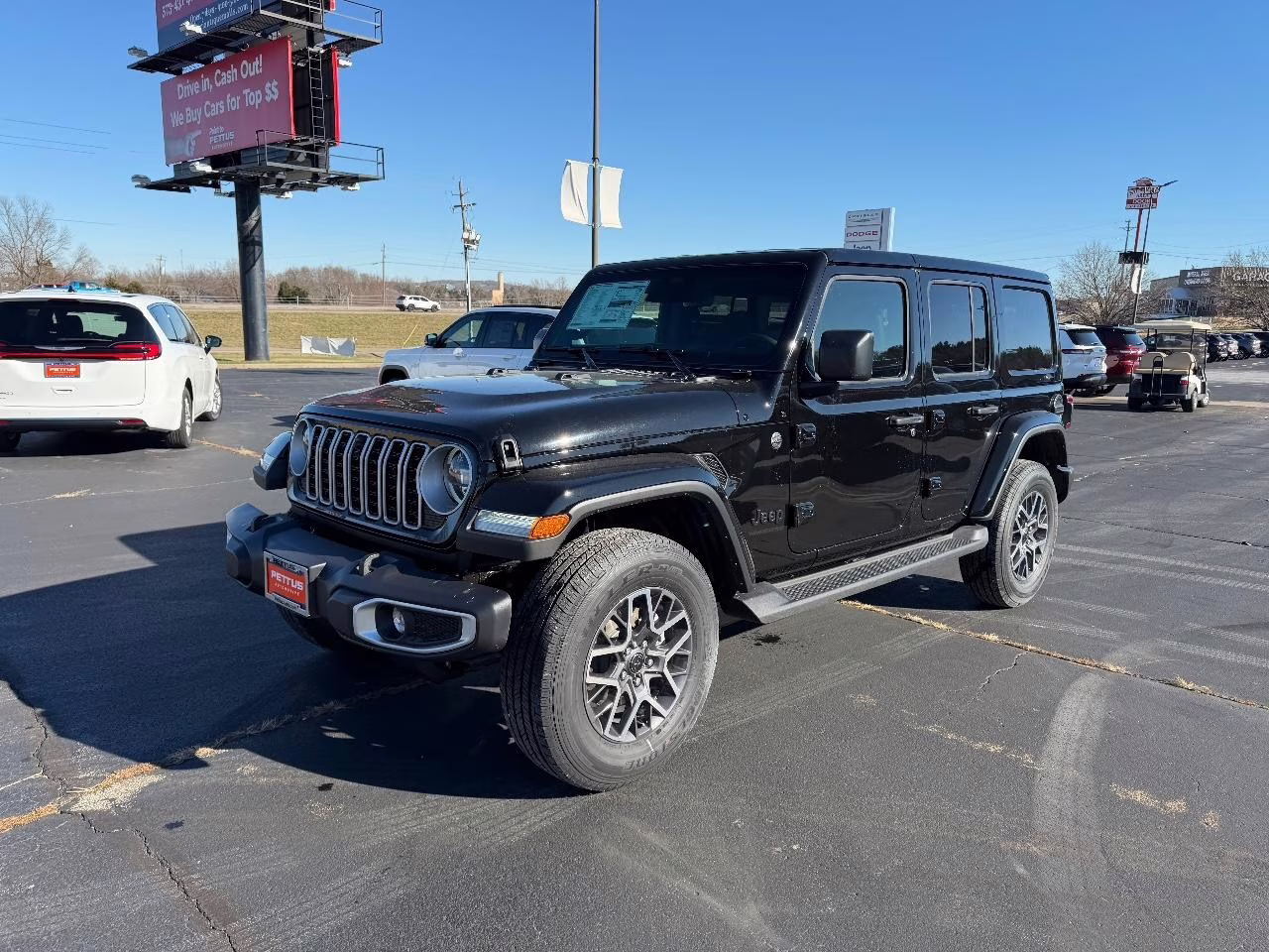 2026 Black Clearcoat Jeep Wrangler Sahara 4X4 SUV