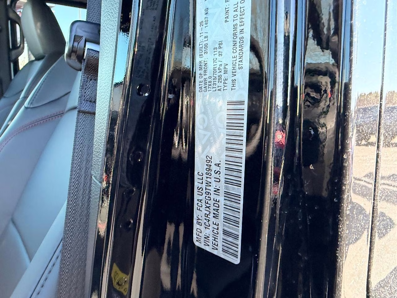 2026 Black Clearcoat Jeep Wrangler Rubicon X 4X4 SUV