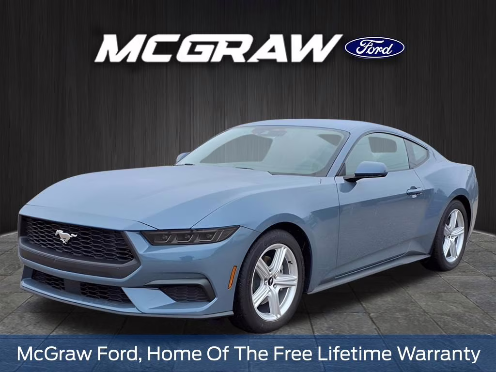 2026 Vapor Blue Ford Mustang EcoBoost RWD Coupe