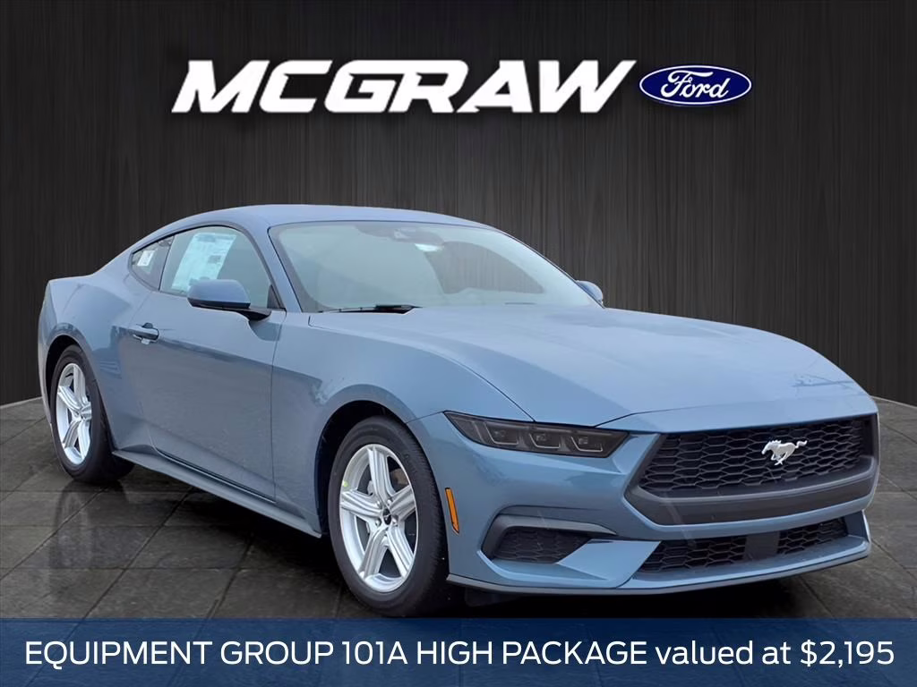 2026 Vapor Blue Ford Mustang EcoBoost RWD Coupe