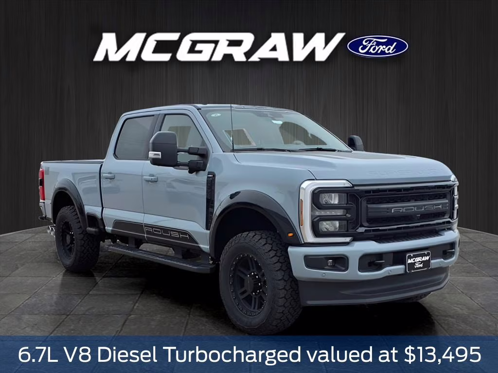 2026 Gray Metallic Ford Super Duty F-250 SRW ROUSH 4X4 Truck