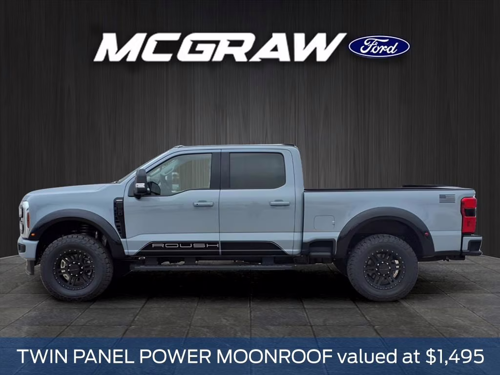 2026 Gray Metallic Ford Super Duty F-250 SRW ROUSH 4X4 Truck