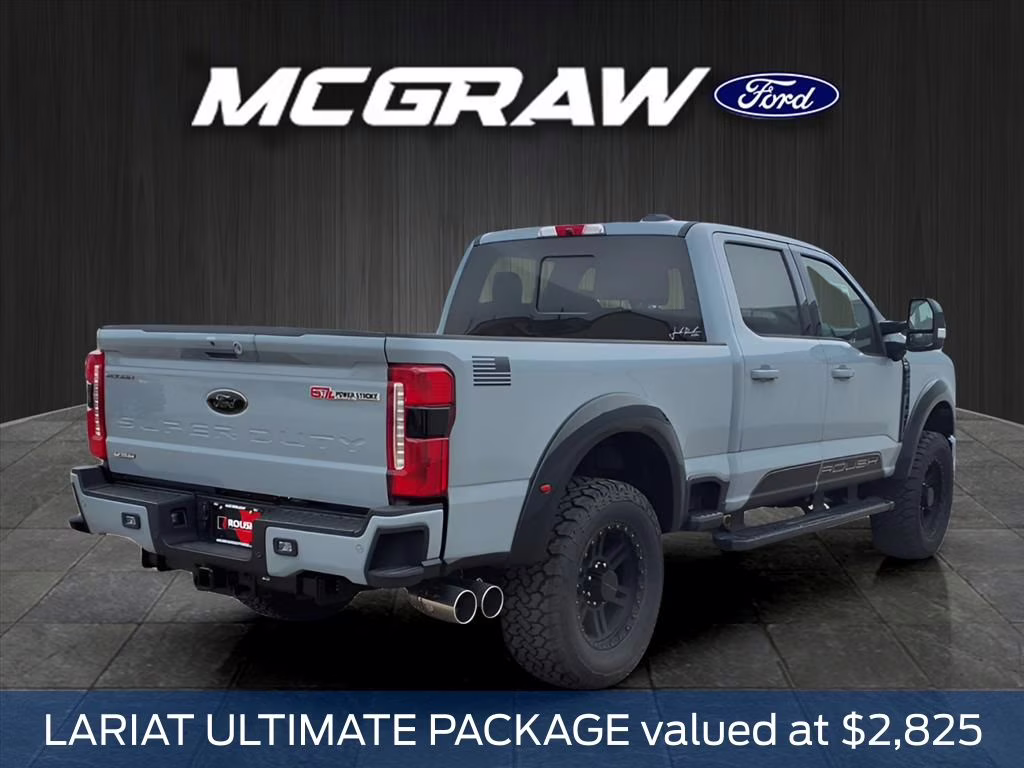 2026 Gray Metallic Ford Super Duty F-250 SRW ROUSH 4X4 Truck