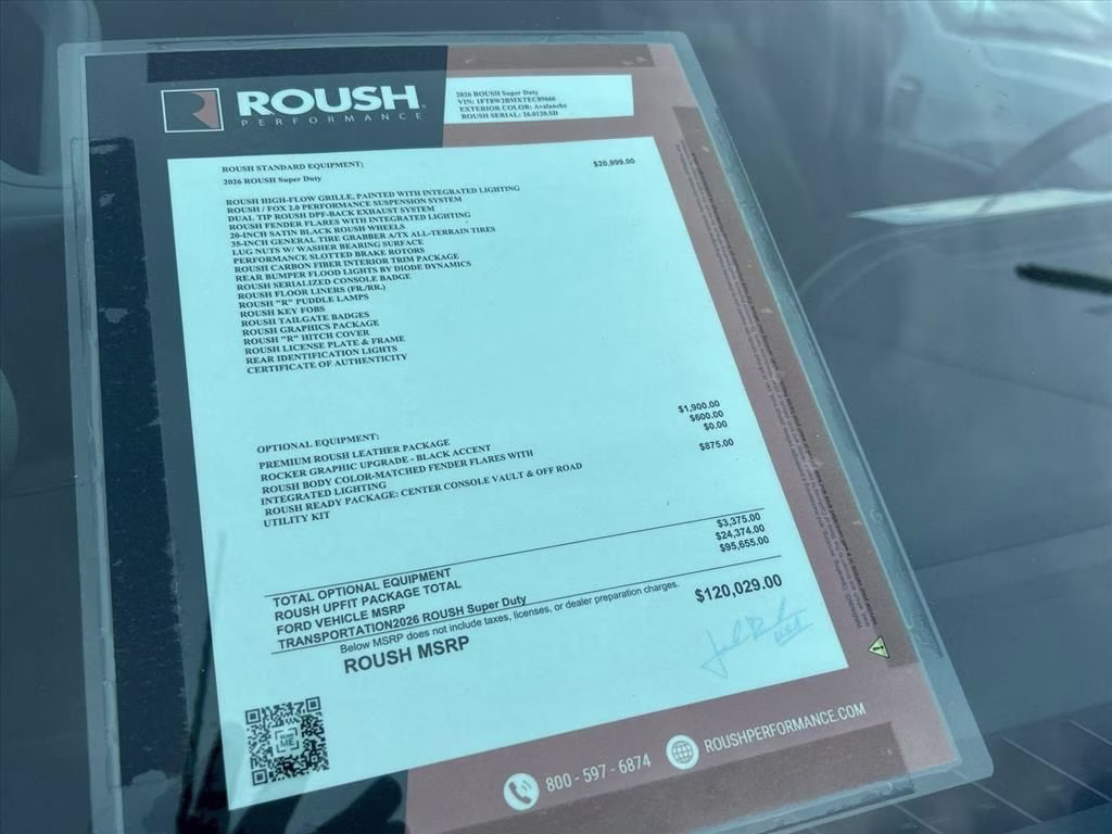 2026 Avalanche Ford Super Duty F-250 SRW Roush 4X4 Truck