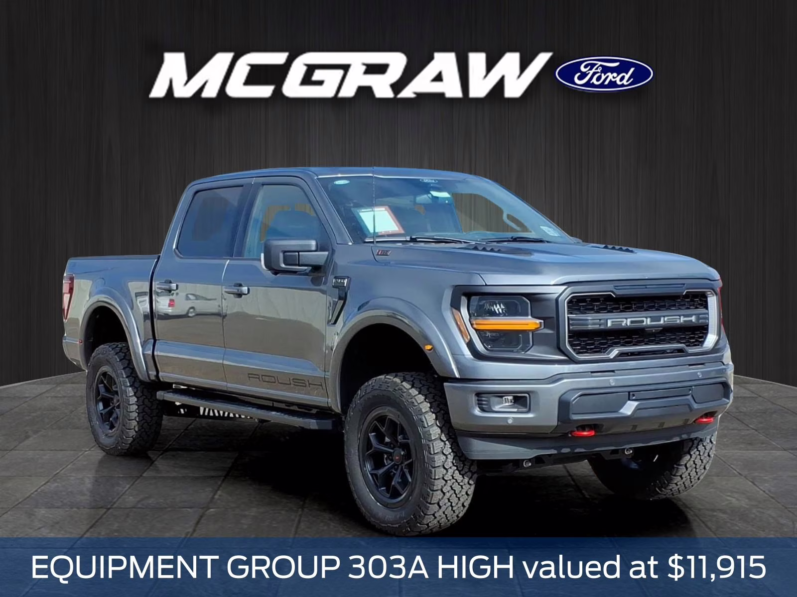 2025 Gray Metallic Ford F-150 Roush RT6-F150 4X4 Truck