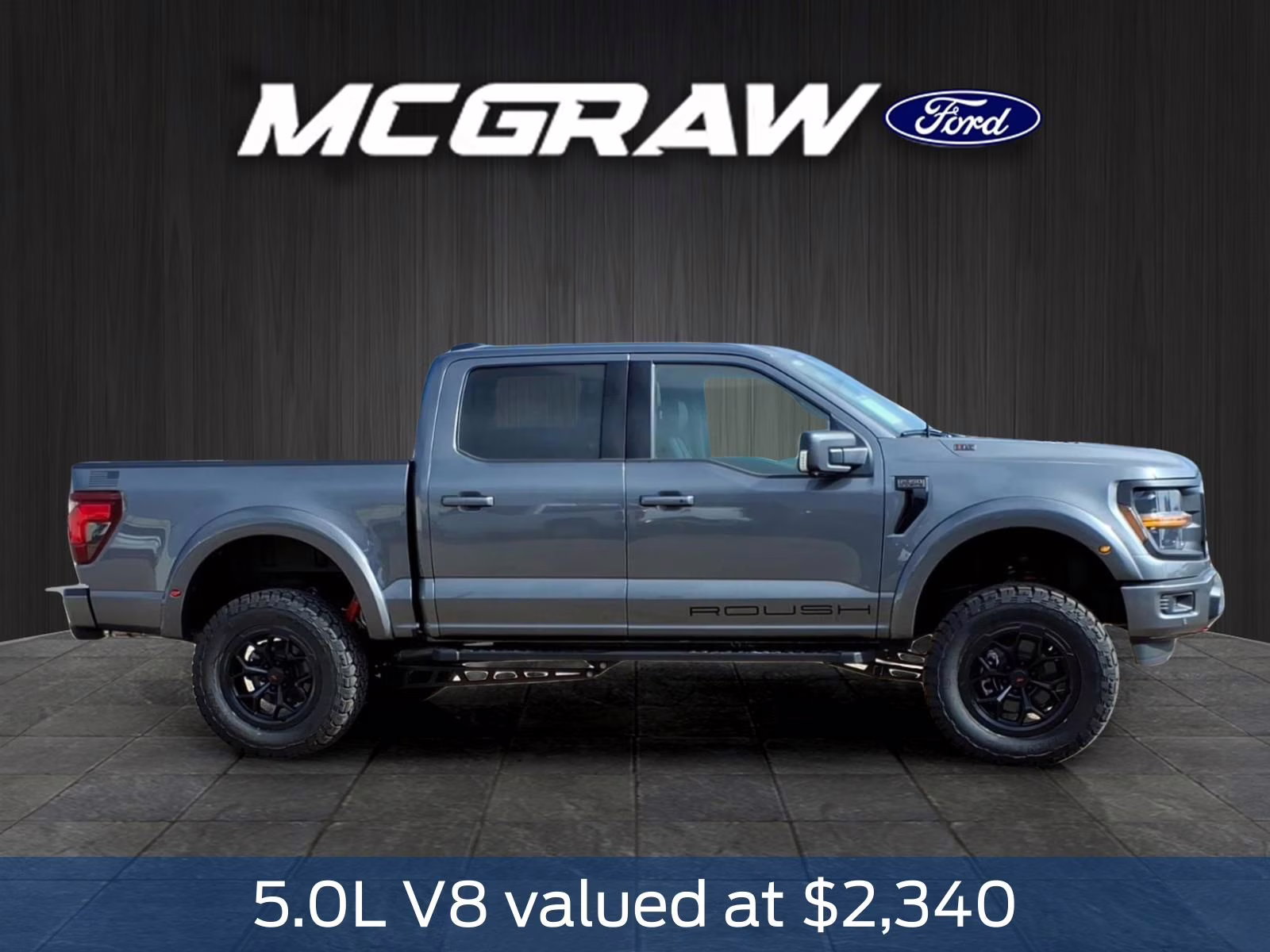 2025 Gray Metallic Ford F-150 Roush RT6-F150 4X4 Truck