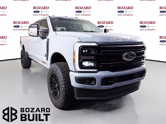 2026 Glacier Gray Metallic Tri-Coat Ford Super Duty F-250 SRW Platinum Bozard Built 4X4 Truck