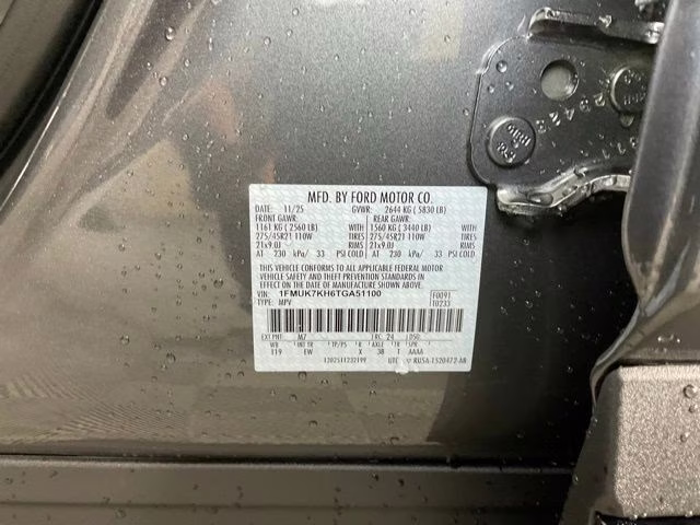 2026 Gray Metallic Ford Explorer ST-Line RWD SUV