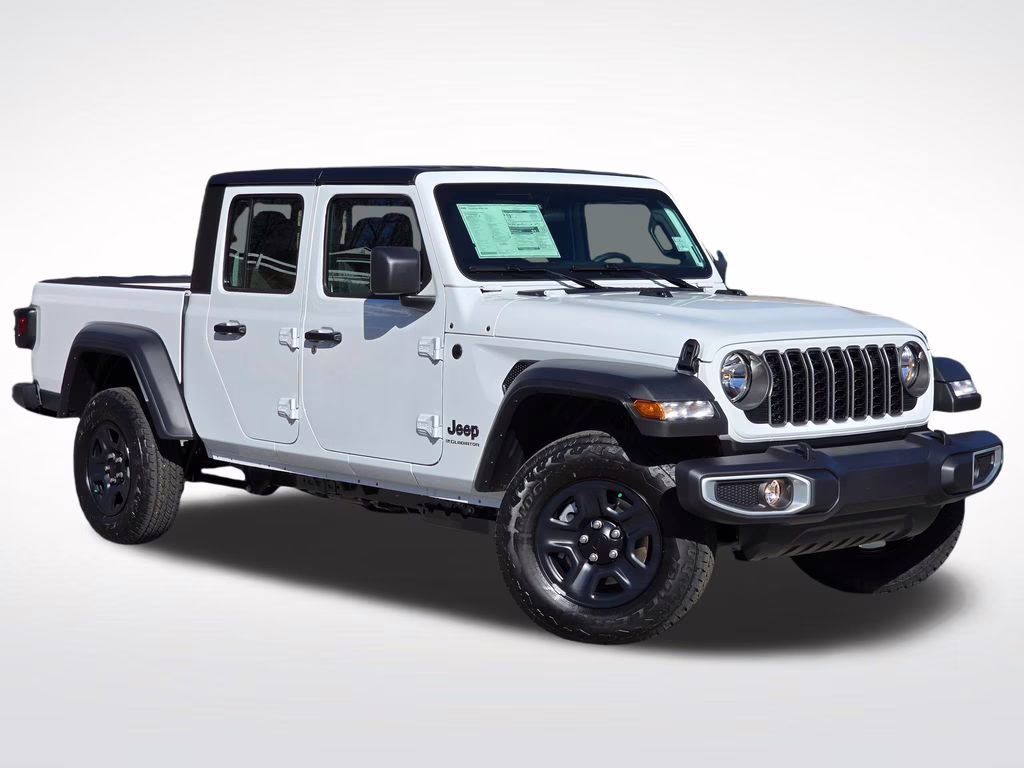 2026 Bright White Clearcoat Jeep Gladiator Sport 4X4 Truck