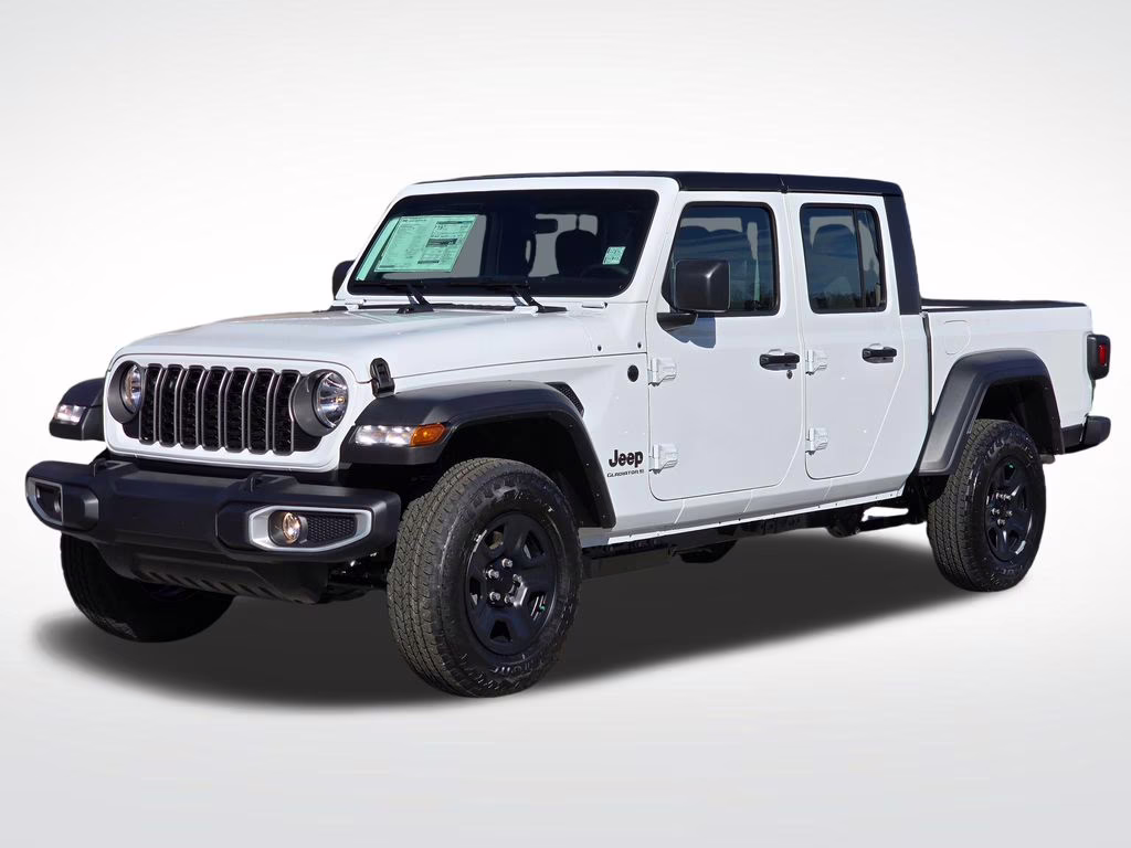 2026 Bright White Clearcoat Jeep Gladiator Sport 4X4 Truck