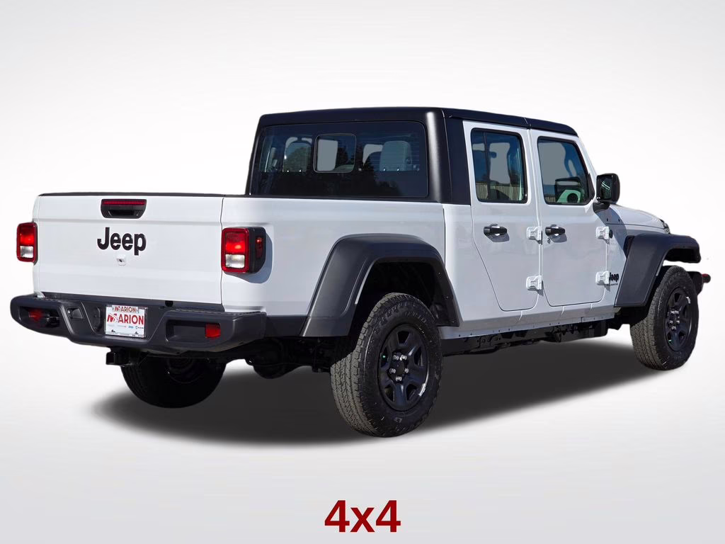 2026 Bright White Clearcoat Jeep Gladiator Sport 4X4 Truck