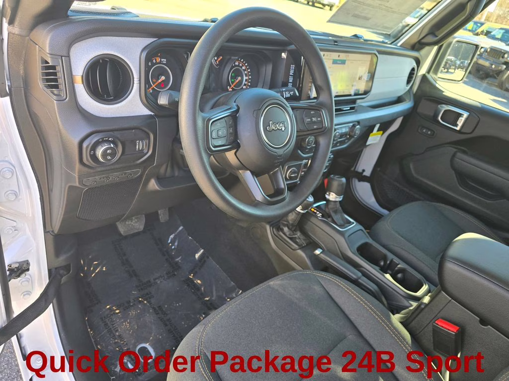 2026 Bright White Clearcoat Jeep Gladiator Sport 4X4 Truck