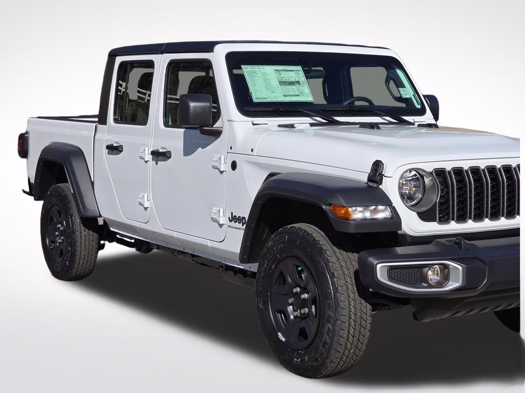 2026 Bright White Clearcoat Jeep Gladiator Sport 4X4 Truck