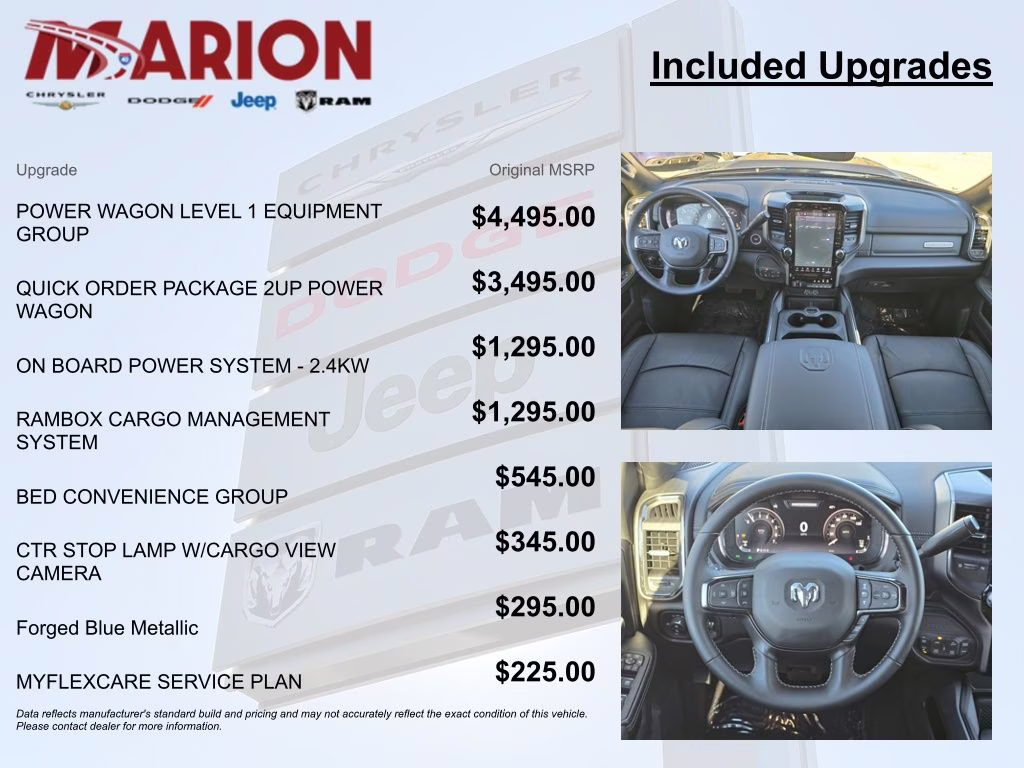 2026 Forged Blue Metallic Ram 2500 Power Wagon 4X4 Truck