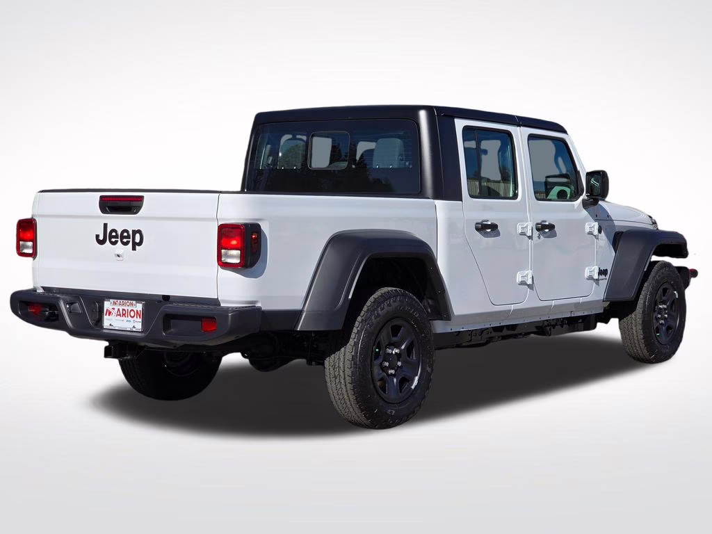 2026 Bright White Clearcoat Jeep Gladiator Sport 4X4 Truck