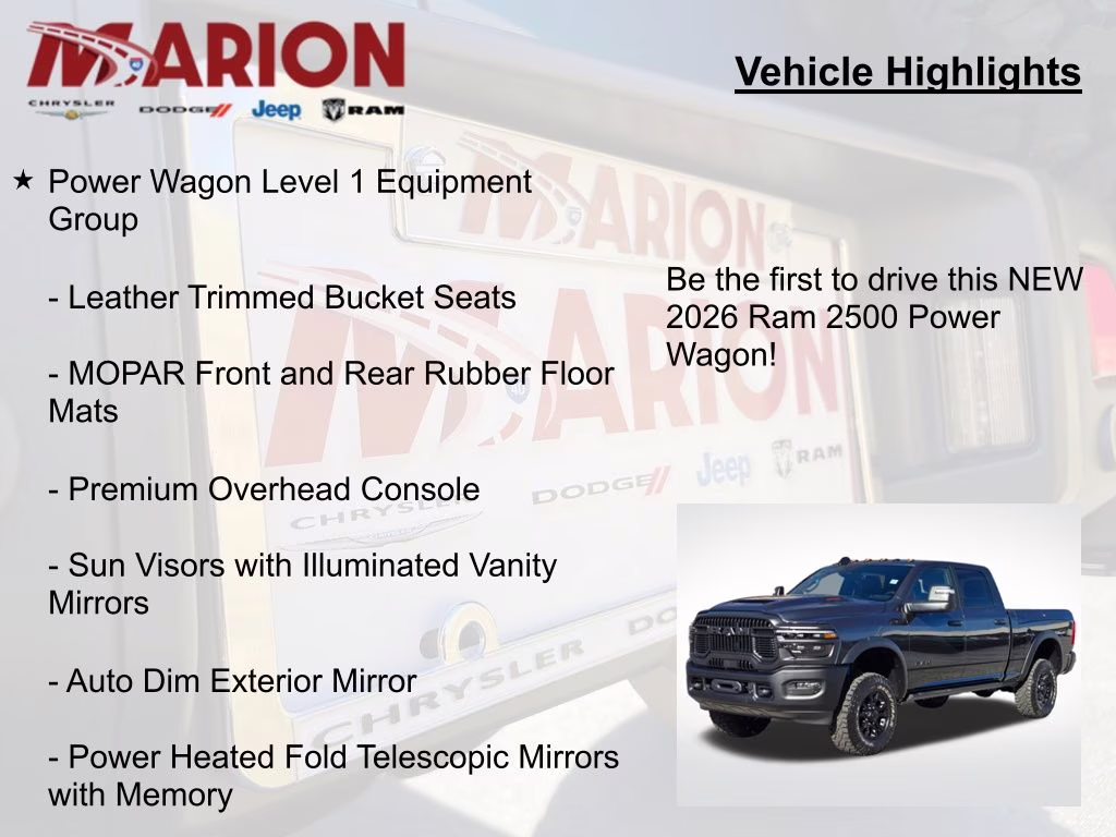 2026 Forged Blue Metallic Ram 2500 Power Wagon 4X4 Truck