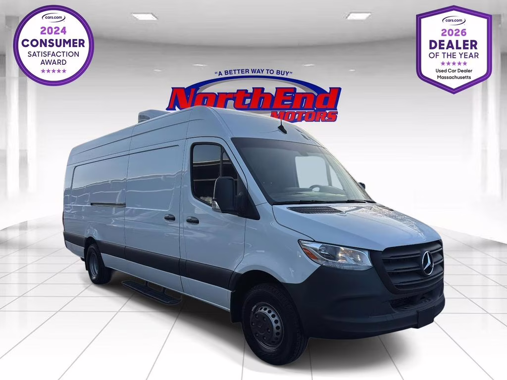 2022 White Mercedes-Benz Sprinter 4500 Extended Cargo Van 170 in. WB RWD Van