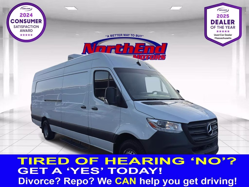 2022 White Mercedes-Benz Sprinter 4500 Extended Cargo Van 170 in. WB RWD Van
