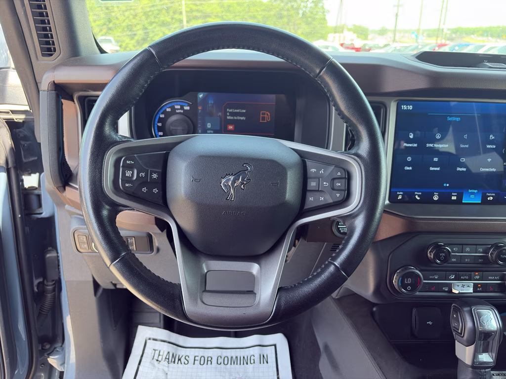 2023 Azure Gray Metallic Tri-Coat Ford Bronco Outer Banks 4X4 SUV