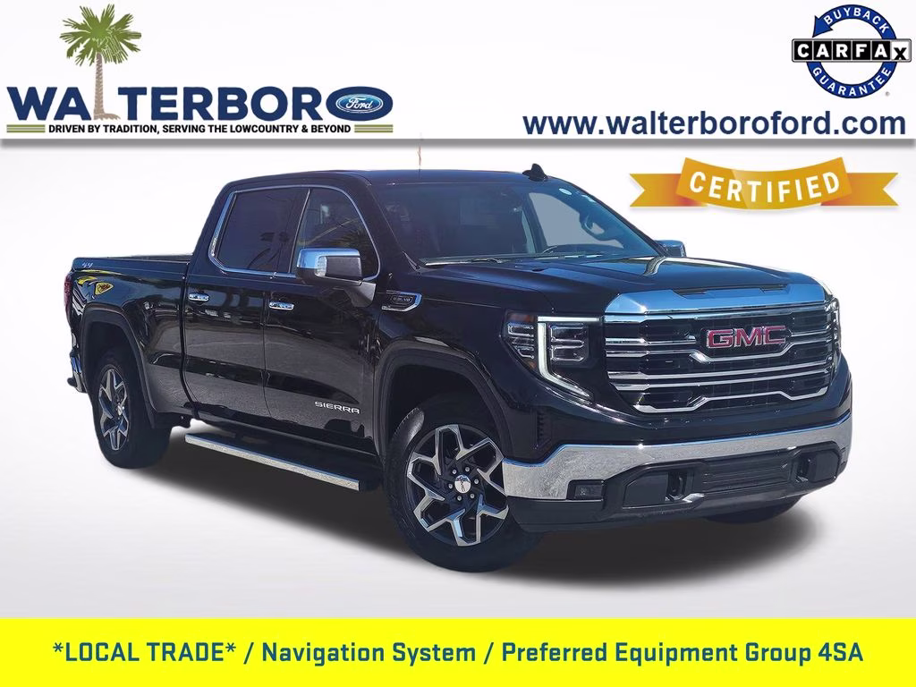 2023 Onyx Black GMC Sierra 1500 SLT 4X4 Truck
