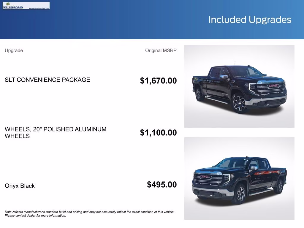 2023 Onyx Black GMC Sierra 1500 SLT 4X4 Truck