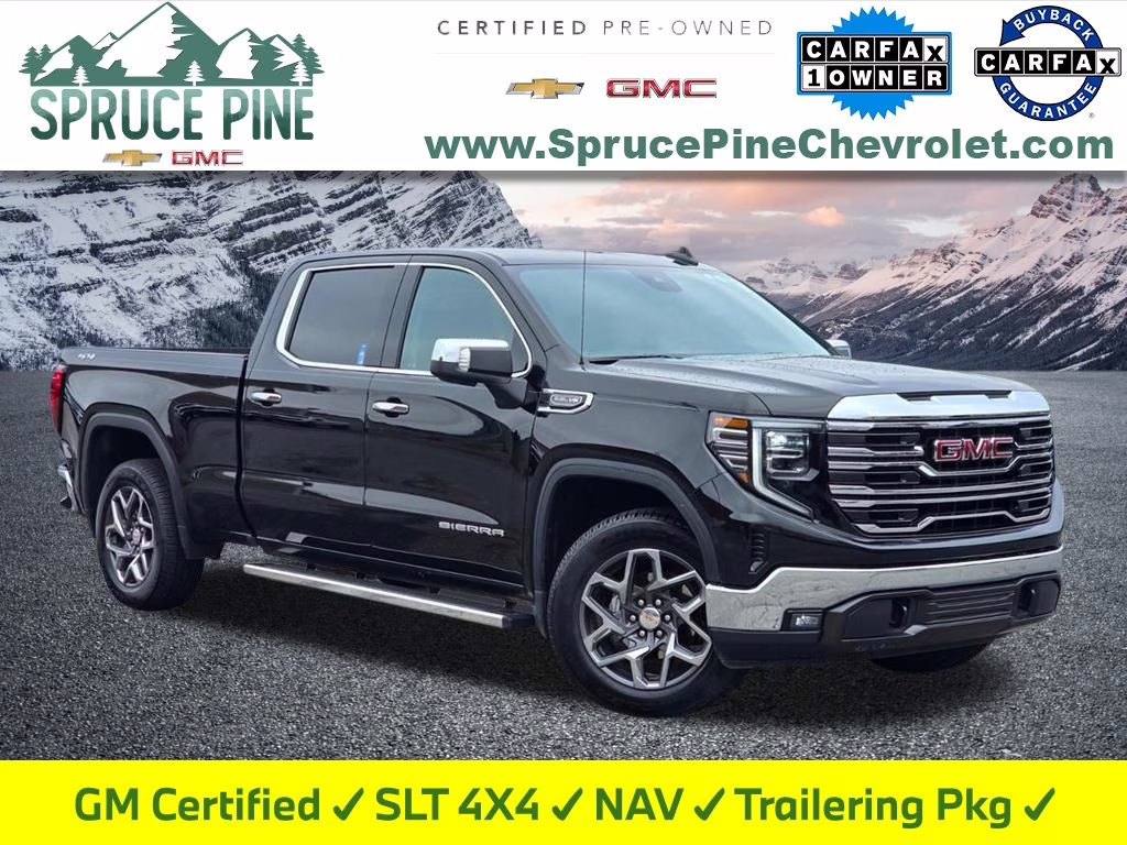 2023 Onyx Black GMC Sierra 1500 SLT 4X4 Truck