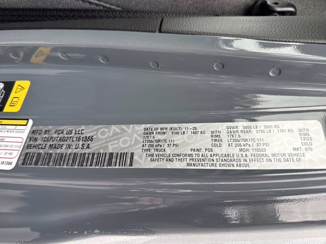 2026 Anvil Clearcoat Jeep Gladiator Willys 4X4 Truck