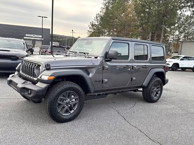 2026 Granite Crystal Metallic Clearcoat Jeep Wrangler Sport S 4X4 Convertible