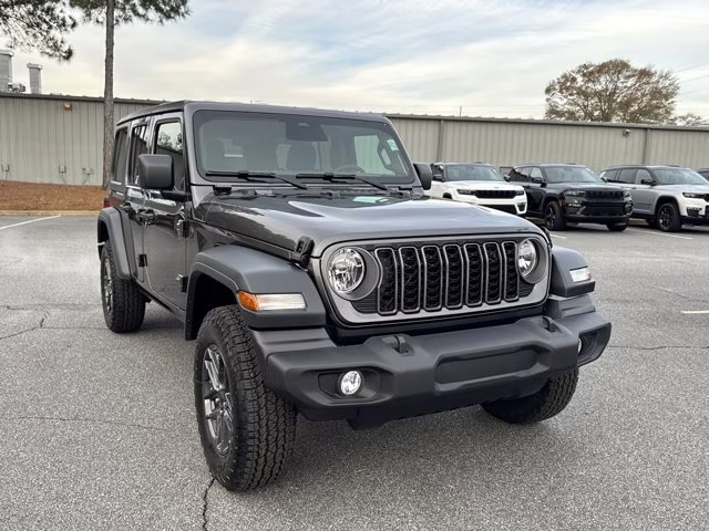 2026 Granite Crystal Metallic Clearcoat Jeep Wrangler Sport S 4X4 Convertible