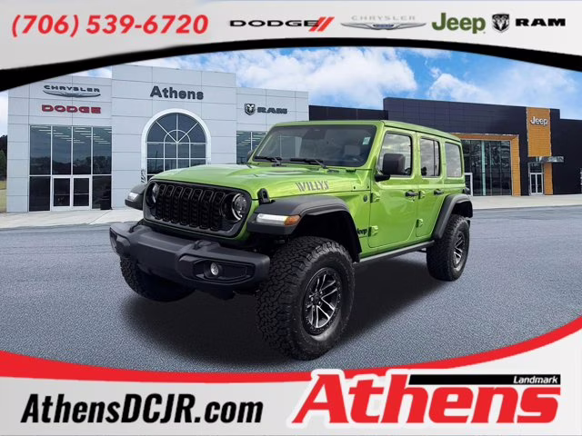 2026 Mojito Clearcoat Jeep Wrangler Willys 4X4 Convertible