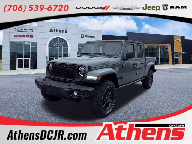 2026 Anvil Clearcoat Jeep Gladiator Willys 4X4 Truck