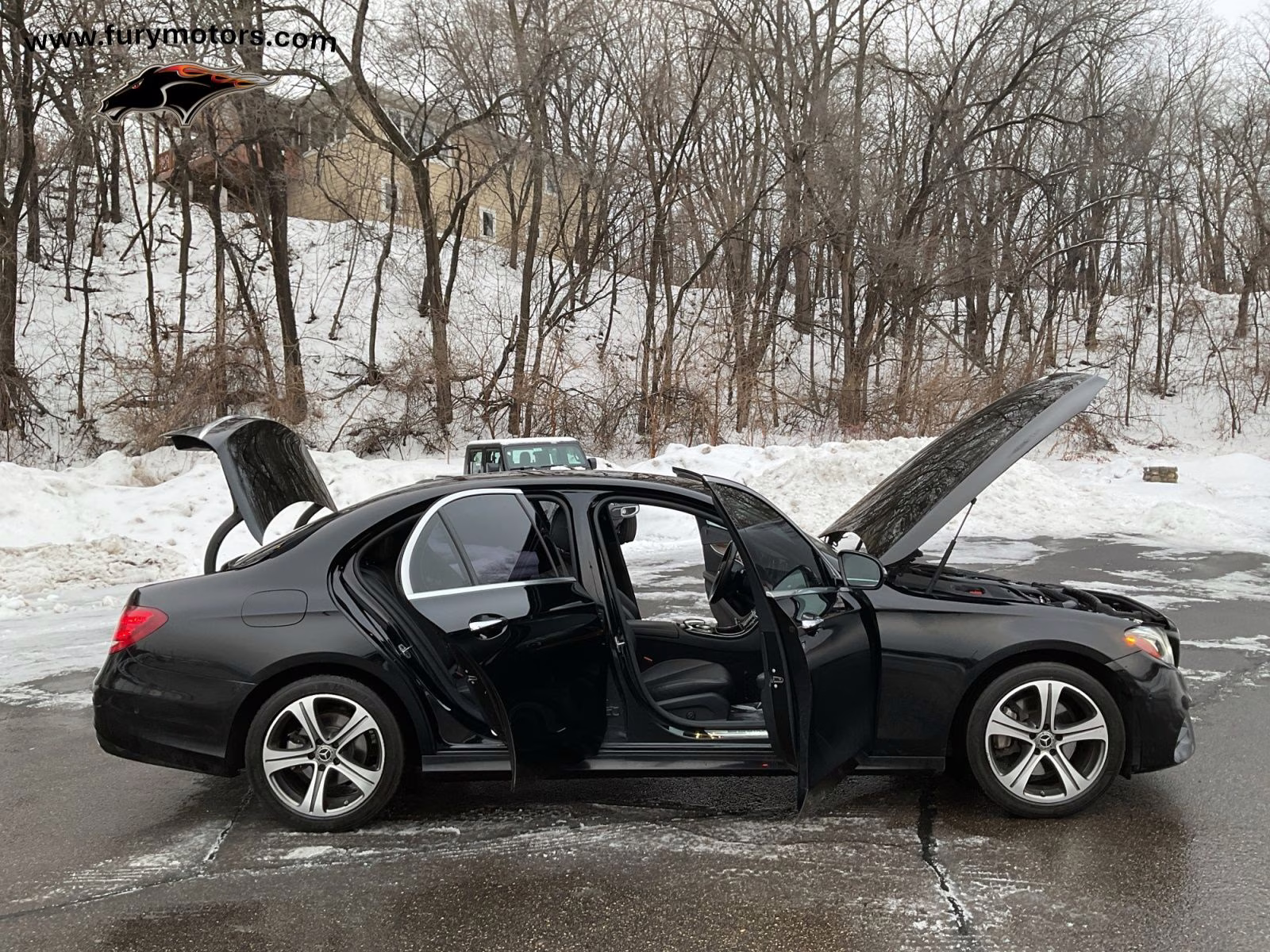 2018 Black Mercedes-Benz E-Class E 300 AWD Sedan