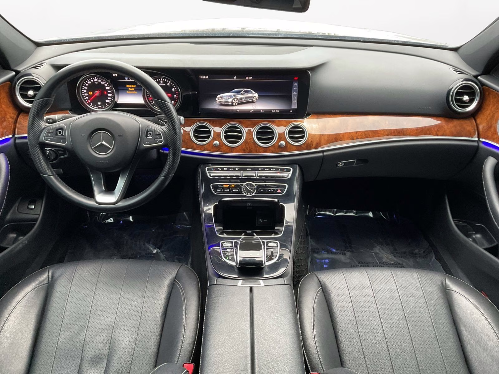 2018 Black Mercedes-Benz E-Class E 300 AWD Sedan