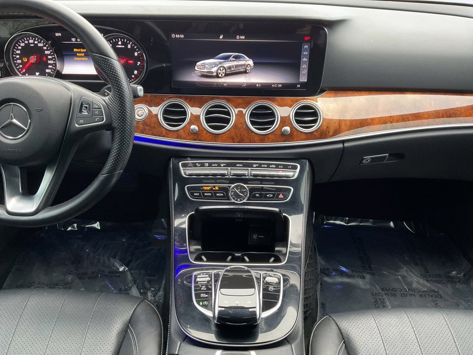 2018 Black Mercedes-Benz E-Class E 300 AWD Sedan