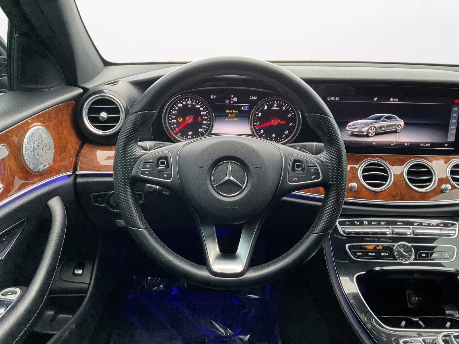 2018 Black Mercedes-Benz E-Class E 300 AWD Sedan