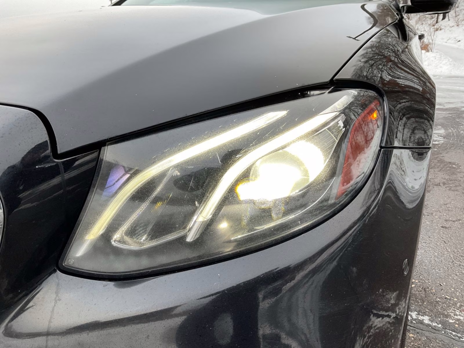 2018 Black Mercedes-Benz E-Class E 300 AWD Sedan