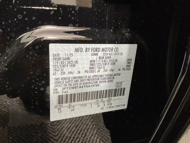 2026 Shadow Black Ford Maverick Lobo Standard AWD Truck