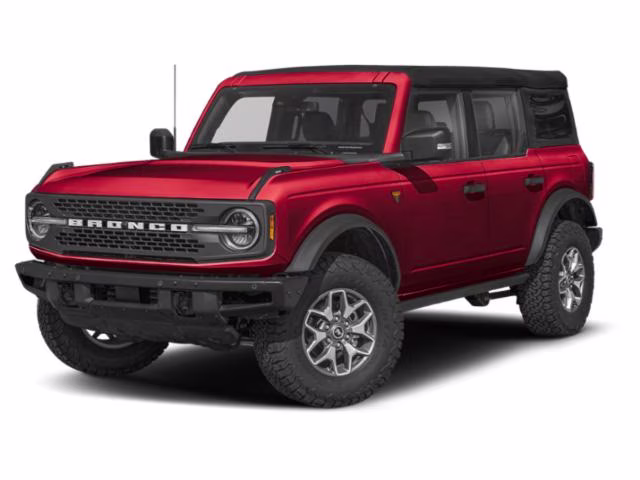 2025 Ruby Red Metallic Tinted Clearcoat Ford Bronco Badlands 4X4 SUV