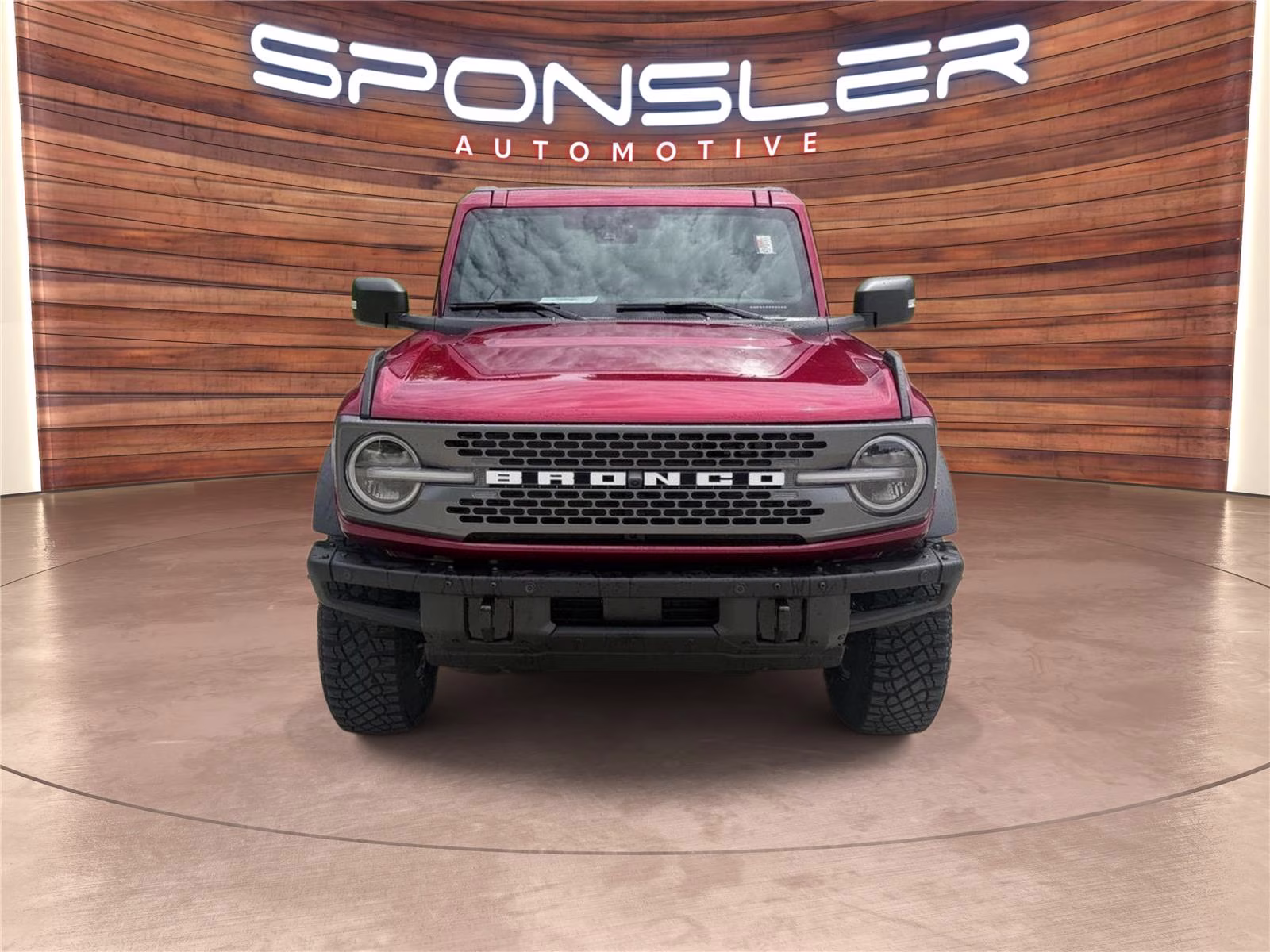 2025 Ruby Red Metallic Tinted Clearcoat Ford Bronco Badlands 4X4 SUV