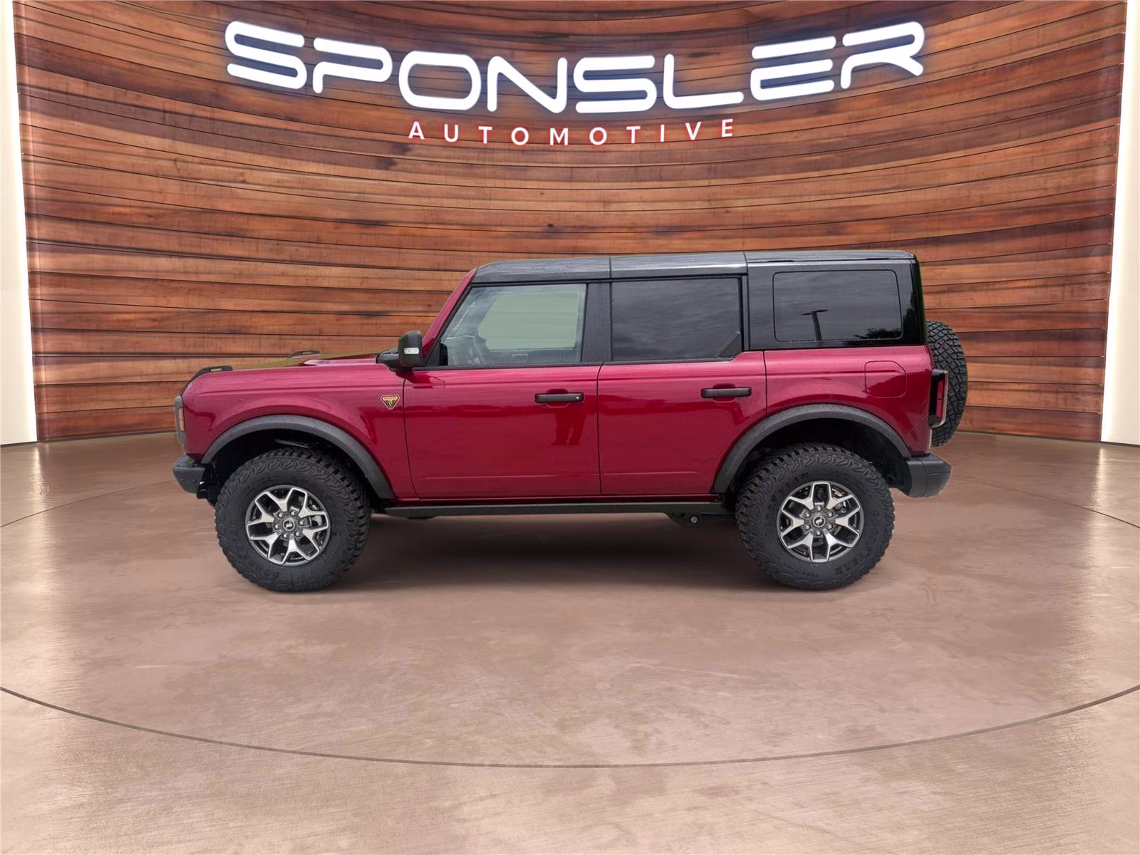 2025 Ruby Red Metallic Tinted Clearcoat Ford Bronco Badlands 4X4 SUV