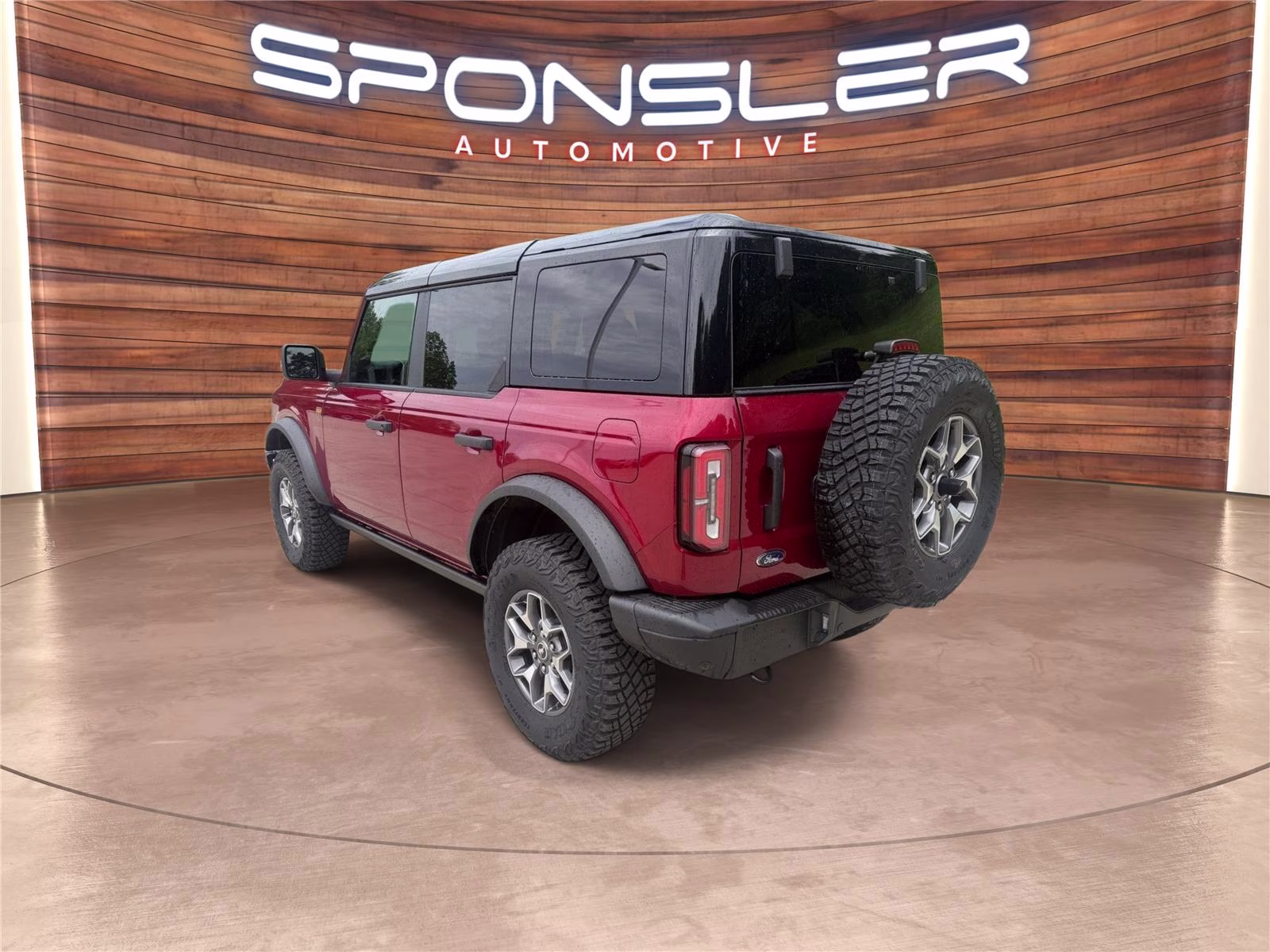 2025 Ruby Red Metallic Tinted Clearcoat Ford Bronco Badlands 4X4 SUV