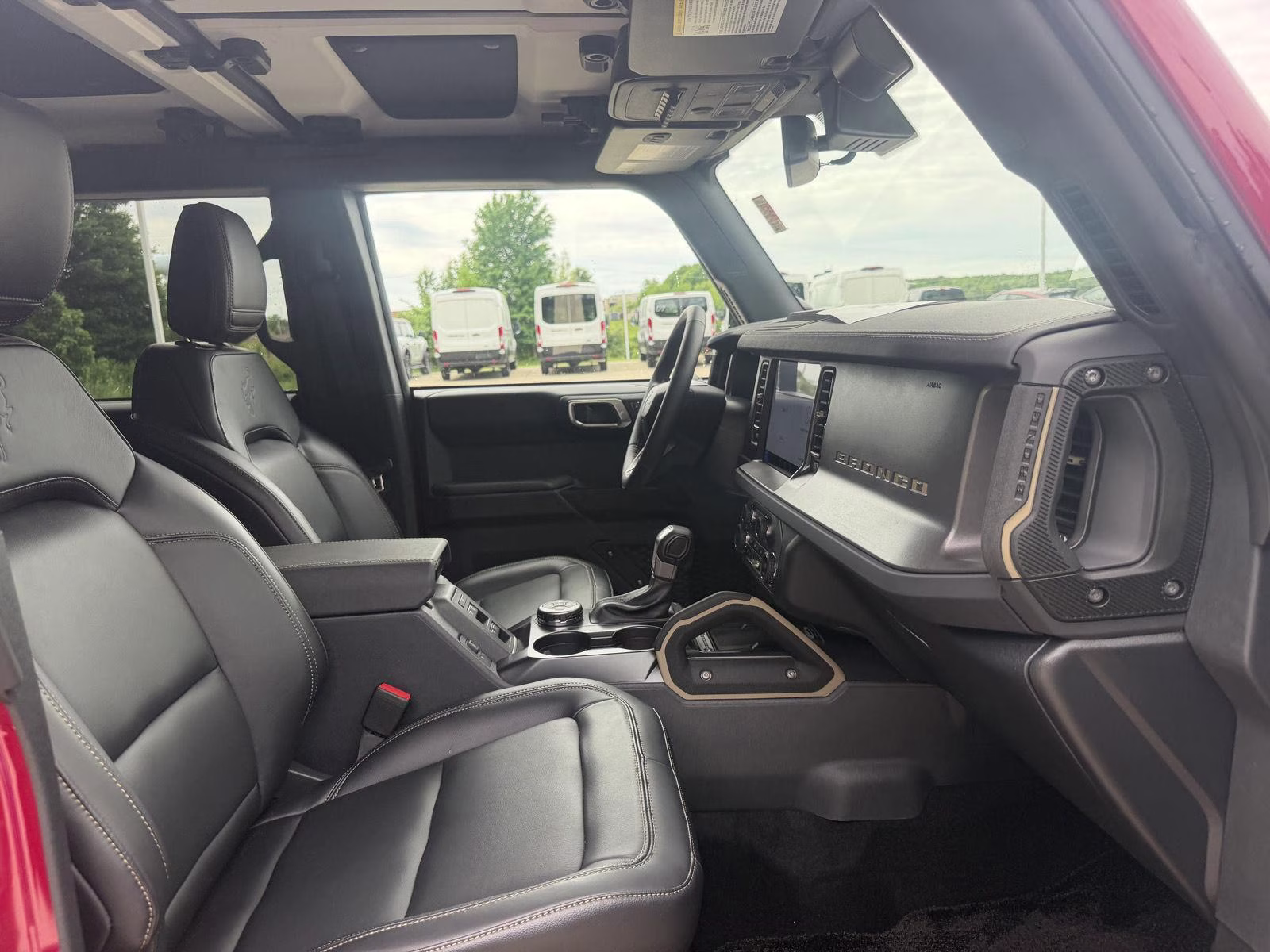 2025 Ruby Red Metallic Tinted Clearcoat Ford Bronco Badlands 4X4 SUV
