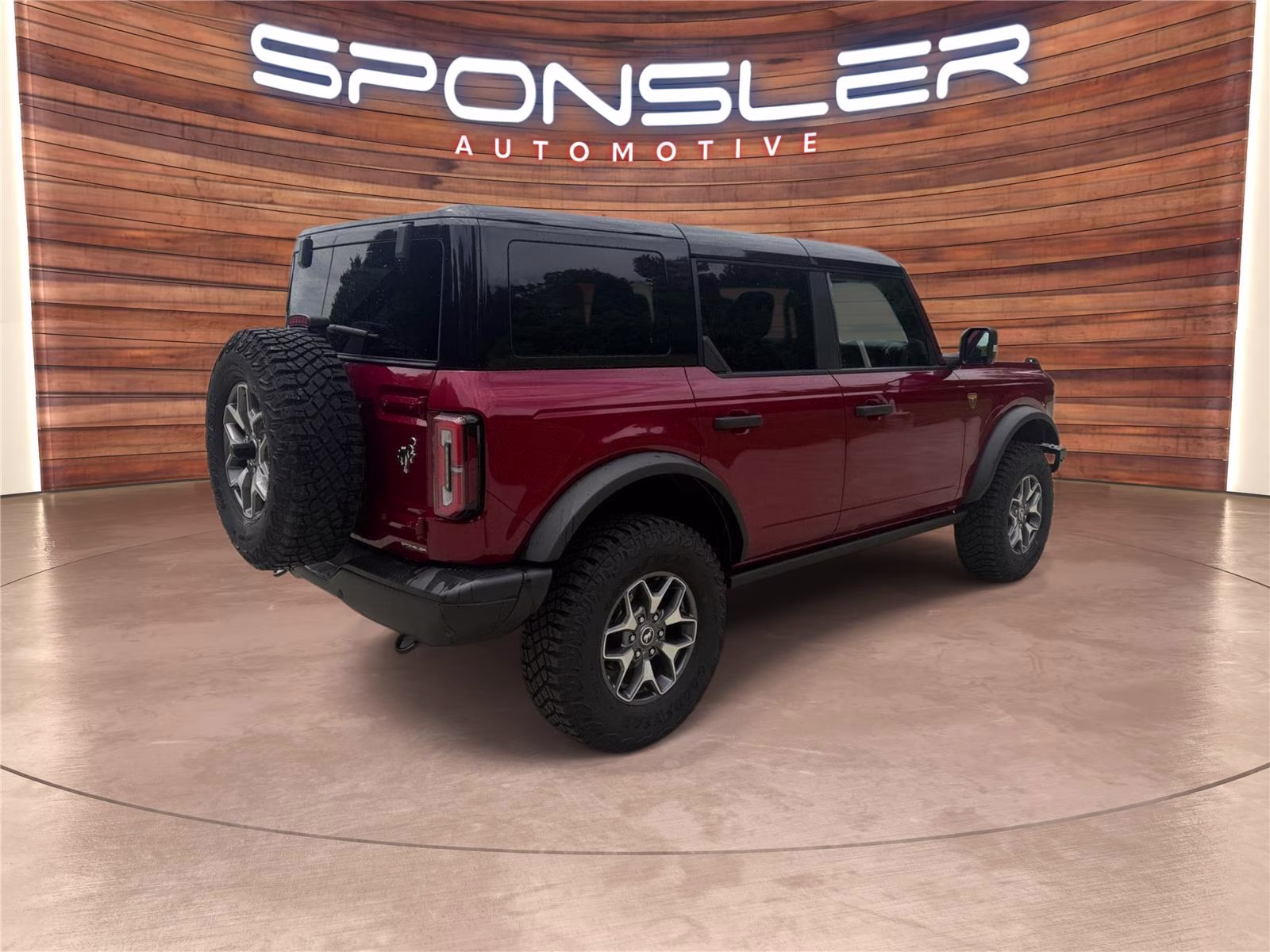 2025 Ruby Red Metallic Tinted Clearcoat Ford Bronco Badlands 4X4 SUV