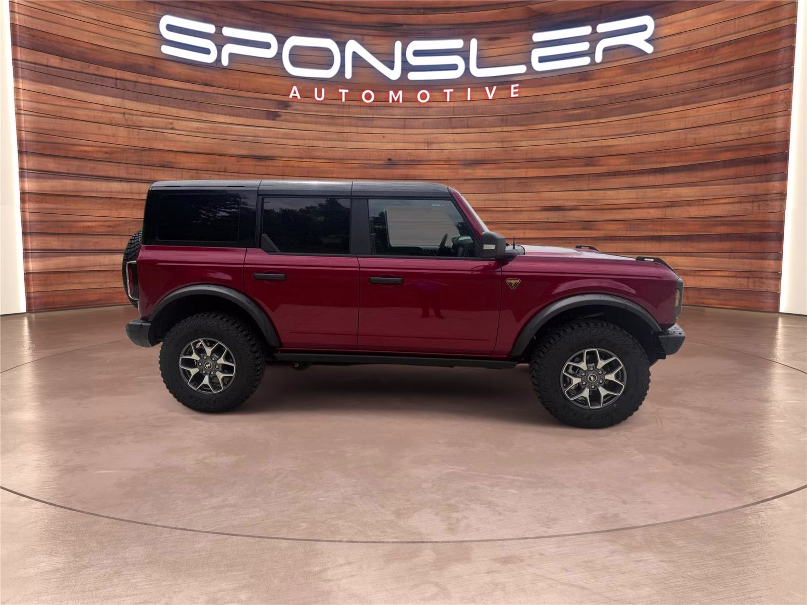 2025 Ruby Red Metallic Tinted Clearcoat Ford Bronco Badlands 4X4 SUV