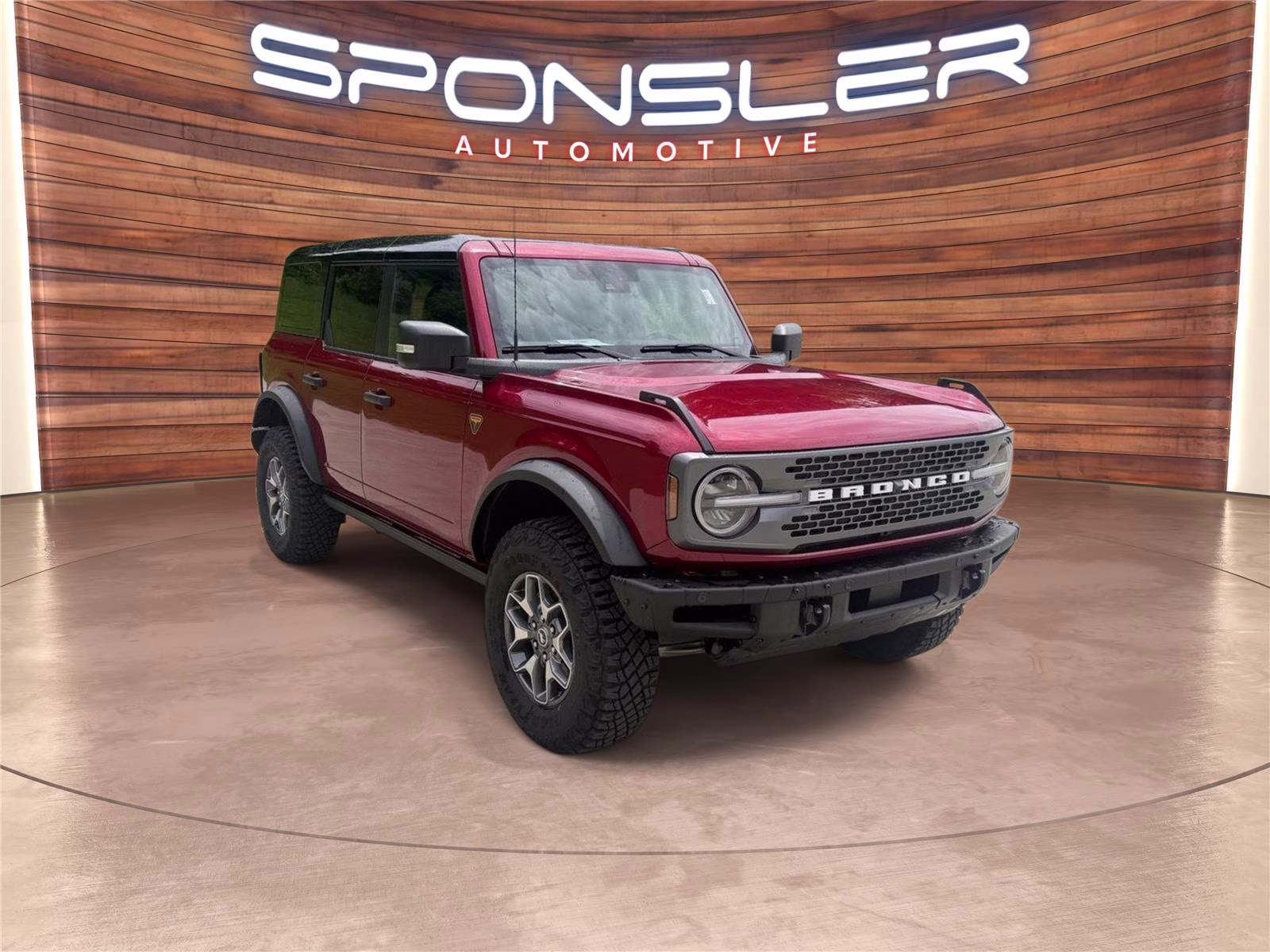 2025 Ruby Red Metallic Tinted Clearcoat Ford Bronco Badlands 4X4 SUV