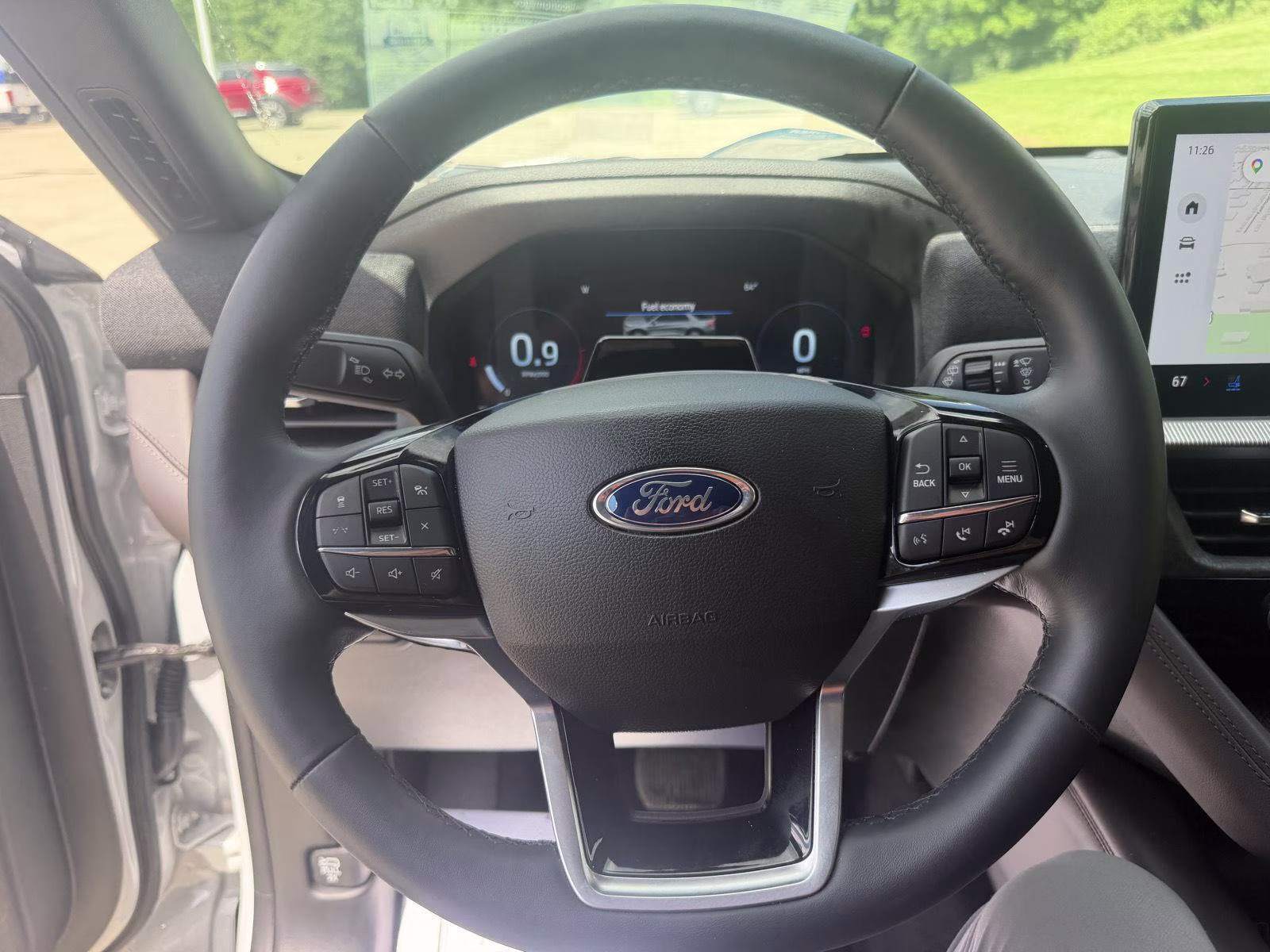 2026 Space White Ford Explorer Platinum RWD SUV
